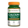 Pure Nutrition Calcium Magnesium & Zinc Supplement with Vitamin D3 & K2 (600 IU) for Women & Men | Supports Bone & Joint Health | Aids Muscle Health, Boosts Collagen Synthesis | 1400mg - 60 Tablets(FROM INDIA)NUSS. 