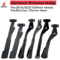 Adjustable Bicycle Kickstand Aluminium Alloy MTB/Snow/Folding Bike/Electric Vehicle Bicycle for 20-29in Rear/Side Foot Support. 