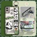 Cartoon Wrist Strap Phone Case For Nokia C22 Fashion Design Cute Dirt-resistant Wristband Anti-dust Waterproof ring. 