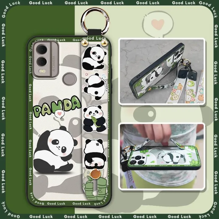 Cartoon%20Wrist%20Strap%20Phone%20Case%20For%20Nokia%20C22%20Fashion%20Design%20Cute%20Dirt-resistant%20Wristband%20Anti-dust%20Waterproof%20ring%20-%20Image%204