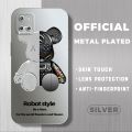Samsung Galaxy NOTE10 LITEROBOT STYLE bear Pattern Soft Case Phone Casing Camera Lens Protector Full back Cover simple Silicone Cases. 
