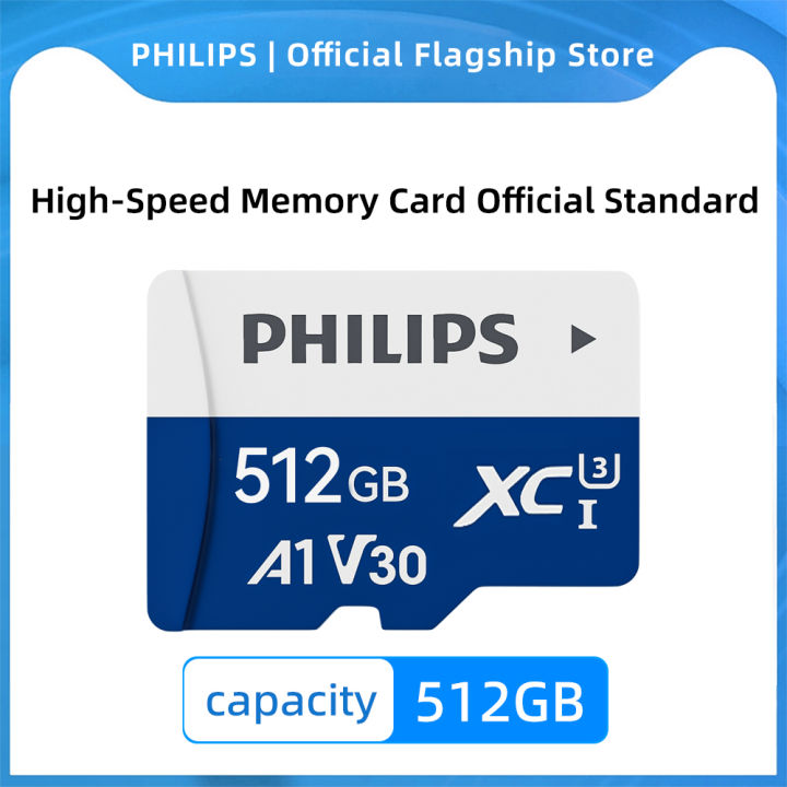 PHILIPS%20Memory%20Card%20512GB%20256GB%20128GB%2064GB%2032GB%20U3%20V30%204K%20Full%20HD%20Micro%20TF%20Mini%20SD%20Card%20TF%20Memory%20Flash%20Card%20for%20Phone/Computer%20-%20Image%203