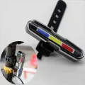 3 Colour VIP Light Bicycle Rechargeable Red Blue And White All Colours Light For Bicycle USB Rechargeable Cycle Light Cycling Lamp USB Rear Light Bike Light Bicycle Front Light Bicycle Rear Light Cycle Lights Bicycle Lamp Cycling Parts Bicycle Accessories. 