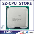 Core 2 Duo E7400 Processor 2.8GHz/ 3M /1066MHz Desktop LGA775 CPU working 100%. 