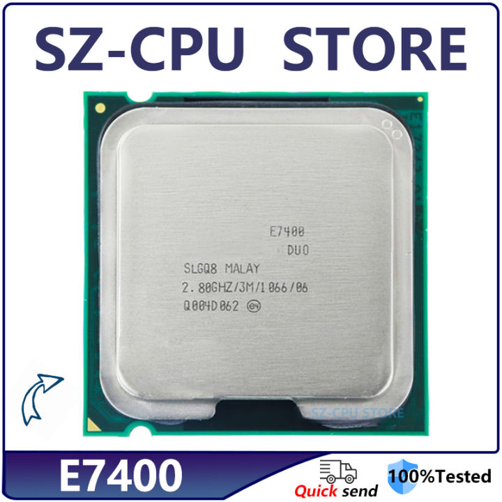 Core 2 Duo E7400 Processor 2.8GHz/ 3M /1066MHz Desktop LGA775 CPU ...