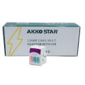 AKKO STAR 3 pin way Power Adapter plugs with 3 Switches 3 pin. 