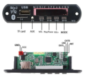 Bluetooth Mp3 Player Car Fm Mp3 Kit 5V DC LED Wireless Remote Control Audio Module Support AUX TF USB FM Radio For Car. 