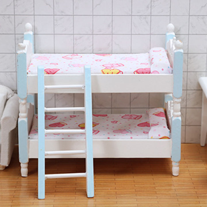 Dollhouse%20Bunk%20Bed%20Multifunctional%20Solid%20Scale%201:12%20Miniature%20Funiture%20Decor%20Bunk%20Bed%20for%20Girls%20-%20Image%205