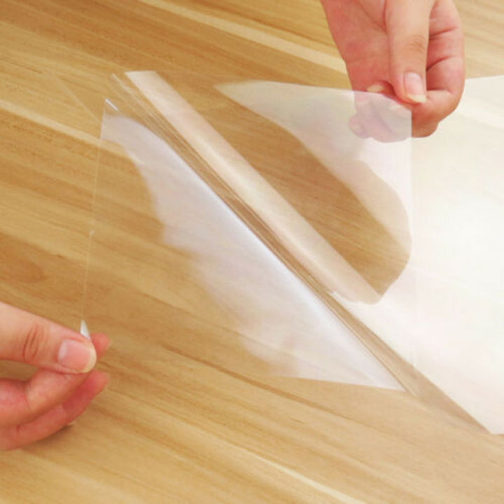Transparent Protective Film Furniture Surface Protector Desk Table Anti ...