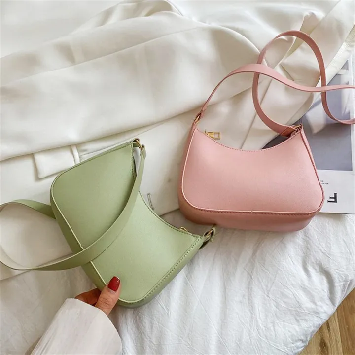 2022%20New%20Solid%20Color%20Elegant%20Hobos%20Ladies%20Casual%20Underarm%20Bag%20Women's%20Handbags%20Retro%20-%20Image%207