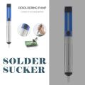 Aluminum Metal Solder Sucker Desoldering Pump Suction Tool - Precision Removal Vacuum Soldering Iron Dissolver. 