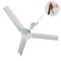50cm 12V Ceiling Fan Air Cooler Hanging Fan for Camping Outdoor Tent Home Bed L69D. 