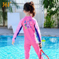 361°One-Piece Swimsuit for Children Boys and Girls Diving Suit Children Teens Babies Long Sleeve Swimming Professional Training Swimsuit. 