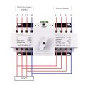 Trip switch ATS 4P 63A 380V MCB type Dual Power Automatic transfer switch ATS. 
