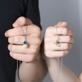 Elegant Friendship Pendant For Women Men Moon Astronaut Spaceman Fashion Jewelry Couples Necklace Choker. 