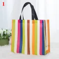 【ALLGOOD】Blue's Shop 1PC Large Capacity Grocery Bag Foldable Non-Woven Waterproof Fabric Shopping Bag Reusable Tote Handbag Eco. 