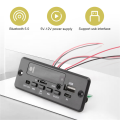2X25W 50W Amplifier MP3 Player Decoder Board 5V-12V Bluetooth 5.0 Car FM Radio Module Support TF USB AUX Player Decoder. 