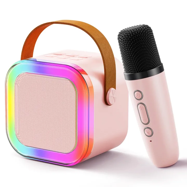 Mini%20Portable%20Karaoke%20Speaker%20with%20Wireless%20Microphone%20LED%20Light%20Karaoke%20Player%20K12%20-%20Image%202