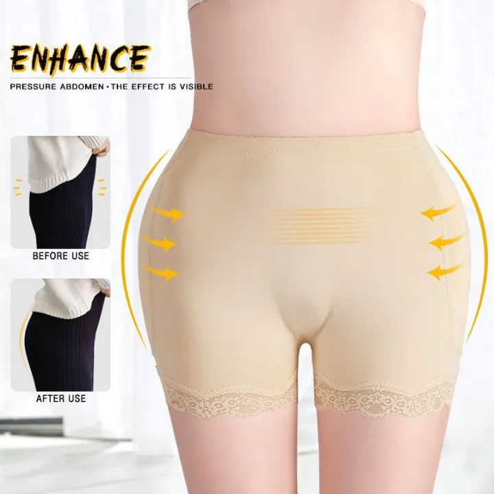 Feng%20plus%20Size%20Crotch%20Padded%20Panties%20Women's%20Shaping%20and%20Belly%20Trimming%20Hip%20Lifting%20Hip%20Fake%20Hip%20Pad%20Underwear%20Hip%20Lifting%20Shorts%20-%20Image%204