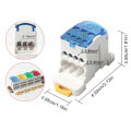 UKK 80A Wire Connector Junction Box One Into Multiple Branch Line Terminal Splitter for Various Power Distribution Needs. 
