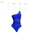 Women Swimsuit Beachwear Padded Cup 1 Piece Bikini for Holiday Surfing Beach L Blue. 