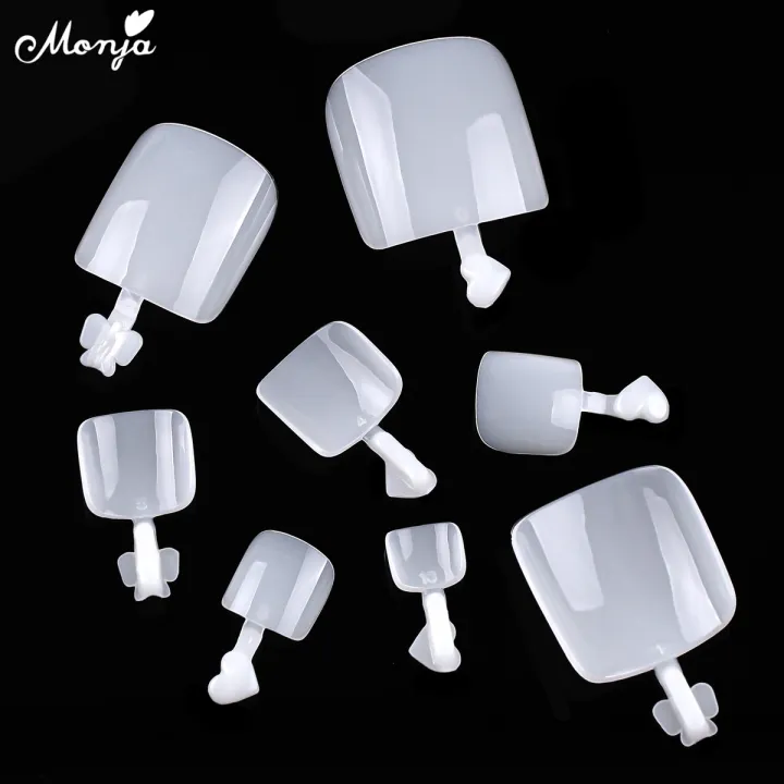 Monja%20550Pcs/Box%20False%20Toe%20Nails%20Full%20Cover%20Foot%20Nail%20Tips%20Acrylic%20Clear%20Natural%20Fake%20Nails%20Uv%20Gel%20Extension%20Manicure%20Tool%20-%20Image%202