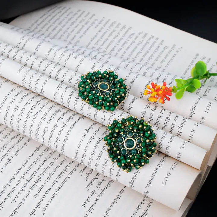 Green%20Colour%20Studd%20Earrings%20for%20Girls%20and%20Women%20Party%20Wear%20Tops%20Earrings%20-%20Image%203