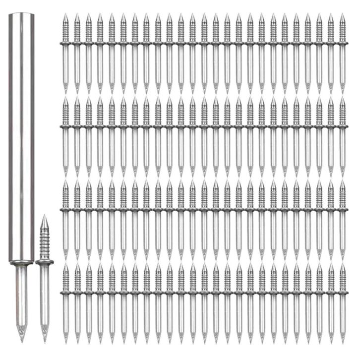 Skirting%20Board%20Wood%20100PCS%20Double-Head%20Skirting%20Thread%20Seamless%20Nail%20No%20Trace%20Nails%20Sheep%20Horn%20Nails%20Durable%20Silver%20-%20Image%202