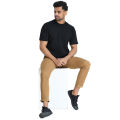 Moose Slim Fit Chino Pant - Dark Khaki. 