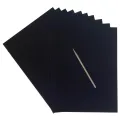 [UNIK] 10 pcs Rainbow Scratch Colourful Stencil Art Craft Engraving Paper + Bamboo Pen / Teknik Gurisan / 彩虹刮画纸. 