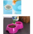 Small Double Bowls Cute Multi-Purpose Candy Colour Puppy Rabbit Cat Food Bowl Pets Food Bowls Food Dish Pet Feeders Auto Water Feeder Cat Bowl Feeder Travel Bowl Food Plate Pet Plate Water Dispenser Pet Food Bowl Cat Dish Pet Dish Food Grade Plastic Cats. 