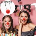 Light Up Clown Nose Led Glowing Red Clown Nose Fun Cosplay Accessory for Parties with Elastic Straps Buyer's Favorite Red Light-up Holiday Nose. 