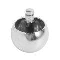 Tippe Top Metal Flip over Top Stainless Steel Spinning Top , Silver. 