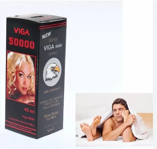 18+ Delay Spray VIGA 50000 Delay, Long Time Spray With Extra Vitamin E Made In Germany Delay Spray
