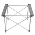 Height Adjustable Folding Table Outdoor Portable Aluminum Alloy Camping Table Desk Furniture Foldable Picnic Table with Carry Bag. 