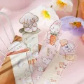 Paper Bookmarks, Yuanqi Tuanzi Sauce Series, Cute Cartoon Animal Gift Message Cards, 30 in Total. 