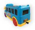 Pull String & Lighting Function School Bus Toy For Kids, Colorful School Bus Toy, Pull String Movement & Lighting Function, Best Gifts For Your Kids.. 