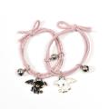 Cute Little Devil Couples Distance Matching Bracelets 2-Piece Set for Friendship and Charm. 