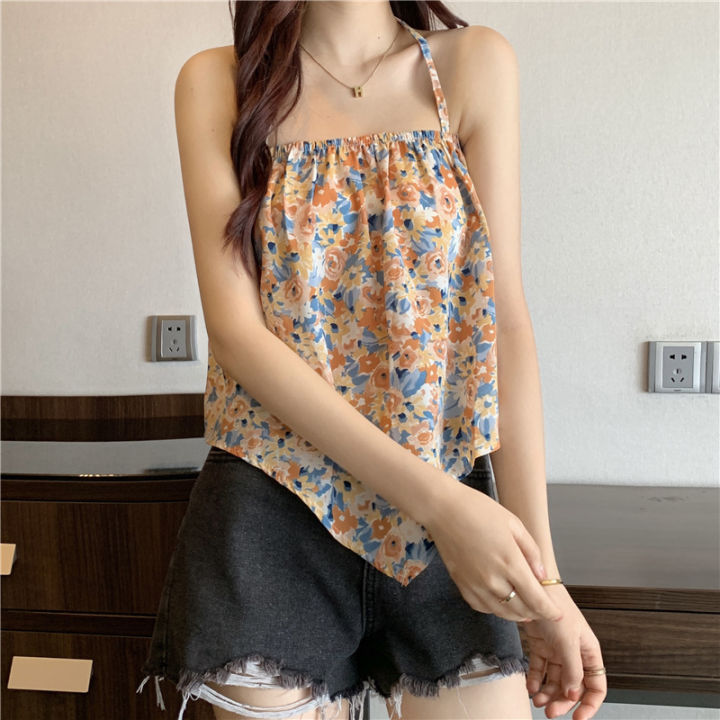 Yfashion%20Women%20Cotton%20Halter%20Neck%20Tank%20Tops%20Fashion%20Sweet%20Floral%20Printing%20Sleeveless%20Tops%20Elegant%20Loose%20Irregular%20Vest%20-%20Image%204