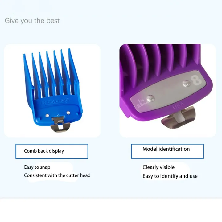 10PCS%20Clipper%20Guards%20for%20Wahl%20Clipper,%20Colored%20Hair%20Clipper%20Cutting%20Guides%20with%20Metal%20Clip%20From%201/16%20Inch%20to%201%20Inch%20-%20Image%205