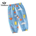 Kids Bloomers Pants Cartoon Printing Breathable Air Conditioning Pants For 2-6 Years Old Boys Girls. 