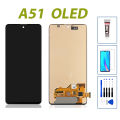 OLED LCD No Frame For Samsung Galaxy A51 A515 A515F A515F/DS Display Touch Screen Digitizer Assembly Replacement Parts. 