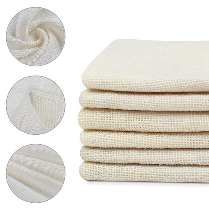 6%20Pack%20Cheeseclothes,%20Unbleached%20Pure%20Cotton%20Muslin%20Clothes%20Soft%20Square%20Cheese%20Clothes%20for%20Cooking,%20Straining,%20Baking%20-%20Image%205