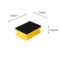 KITCHEN SPONGE SCOURER ANTI SCRATCH 3PCS PACK - FEATHER BRANCH. 