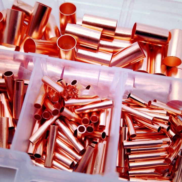 250Pcs%20GT%20Copper%20Connecting%20Pipe%20Wire%20Joint%20Small%20Copper%20Tube%20Terminal%20Cable%20Lug%20Bootlace%20Ferrule%20Kits%20-%20Image%205