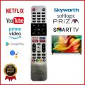 Skyworth Singer Vista,Epic Softlogic Prizm LED Smart Tv Android Tv Remote Controller. 