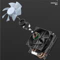 A200 Dual Heat Pipe Air Cooling Radiator Multi-Platform Silent CPU Radiator CPU Cooler with 92mm RGB Silent Fan. 