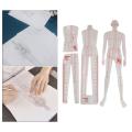 【OddityLink】Template Ruler Measuring Garment Design Fashion Illustration for Pattern Makers Tailors Designers suits Dresses. 