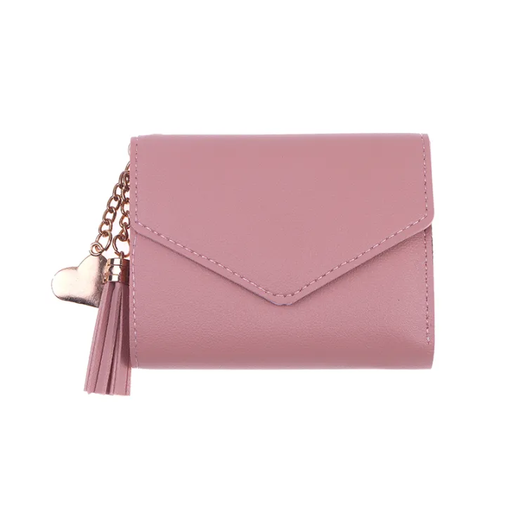 1Pc%20Short%20Tassel%20Wallet%20Women%20Fashion%20Purse%20Mini%20Coin%20Purse%20Female%20Money%20Pocket%20Small%20Card%20Holder%20Bag%20Girl%20Clutch%20Bag%20-%20Image%204