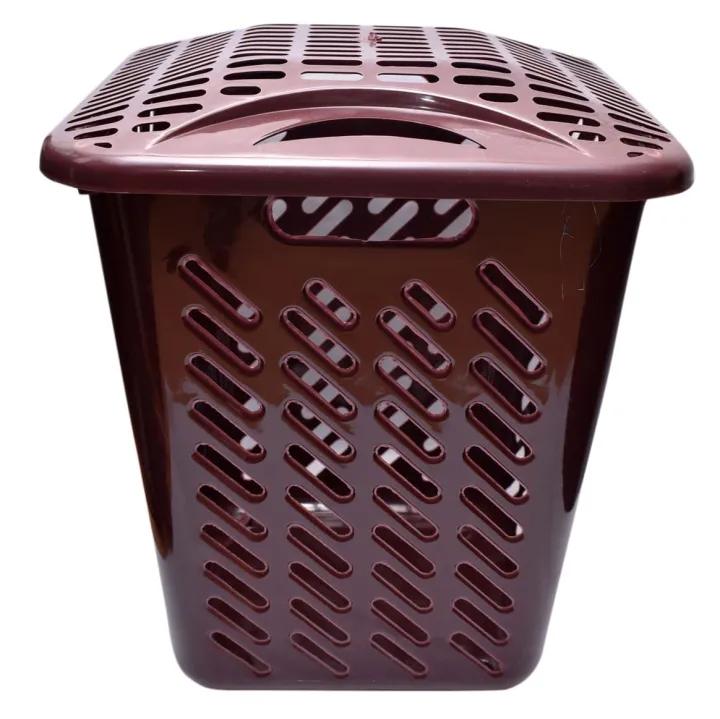 Laundry%20Basket%20/%20Bucket%20with%20lid%20-%20Durable%20Plastic%20Multi%20Color%20-%20Image%203